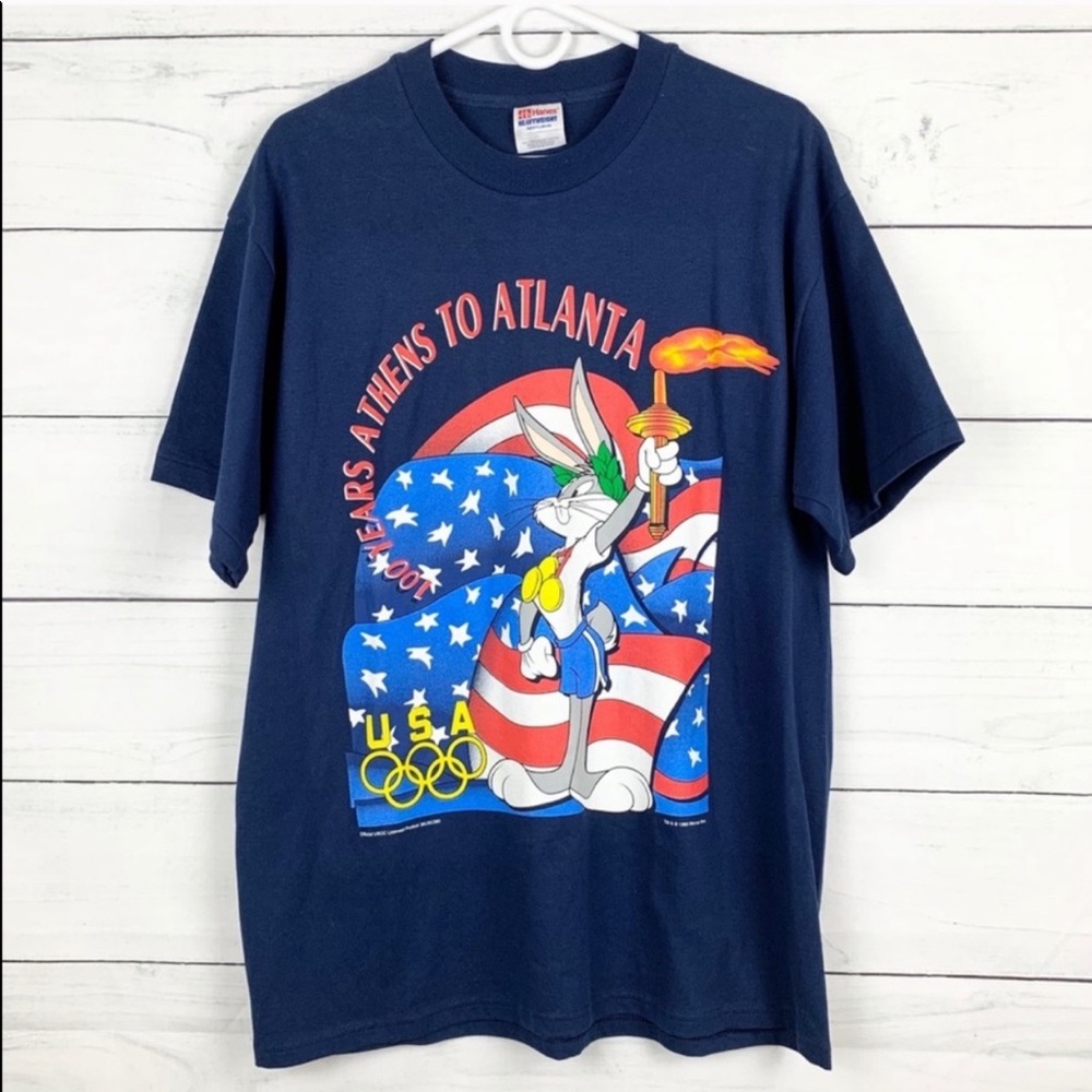 Bugs Bunny 1996 Atlanta USA Olympics Tee Shirt
